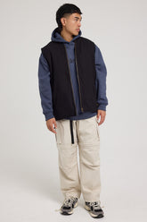 Zip Off Parachute Cargo Pant Ecru